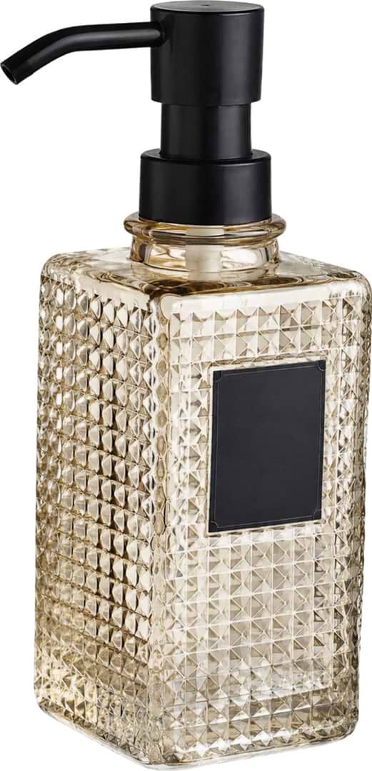 Дозатор для мила ARDESTO Minimalism Empire 350 мл Бурштиновий (ARHB3177A)